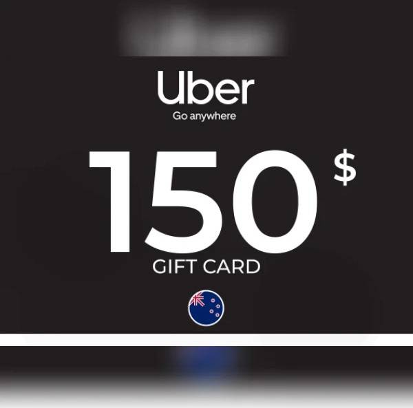 Uber Rides Gift Card 150 NZD