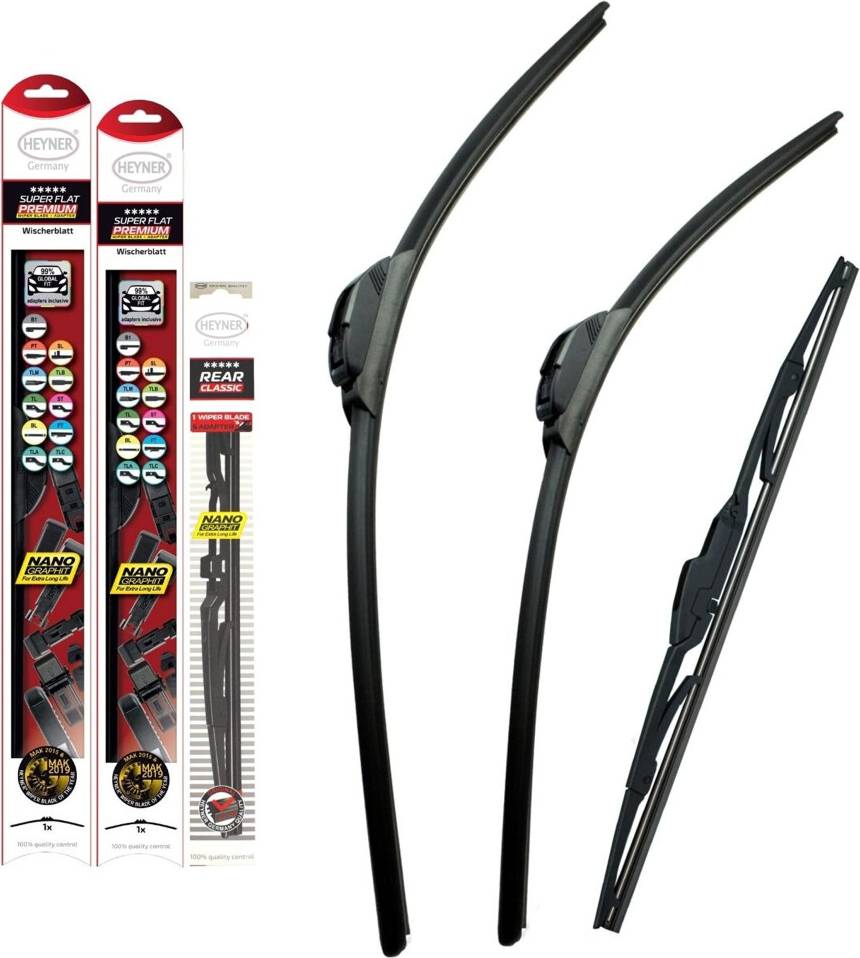 Heyner Windscreen Wiper Blades 24 Inch 16 Inch Rear Blades