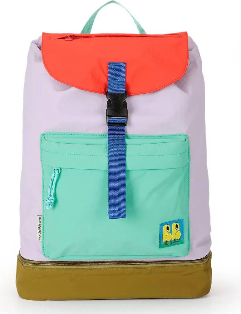 Bobo Choses Colorblock Backpack - Lavender