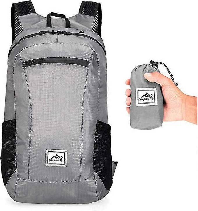 Foldable Backpack Gray