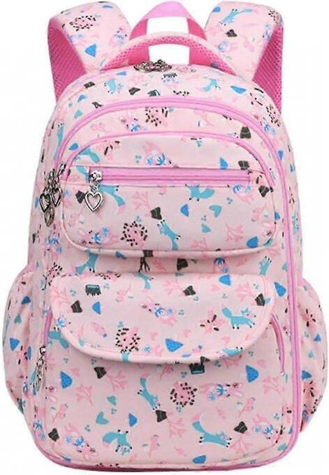 Primary School Bag Multicompartment Rabbit Pink