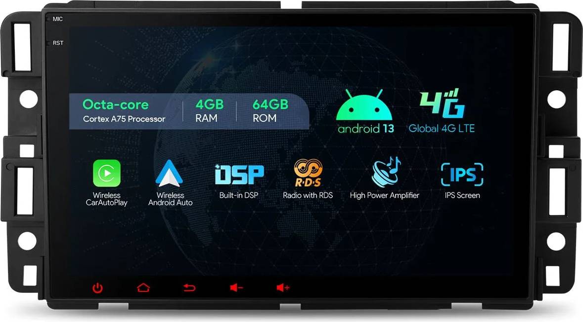 Bilstereo dab Xtrons 8 Inch Android 12 DAB Bilstereo