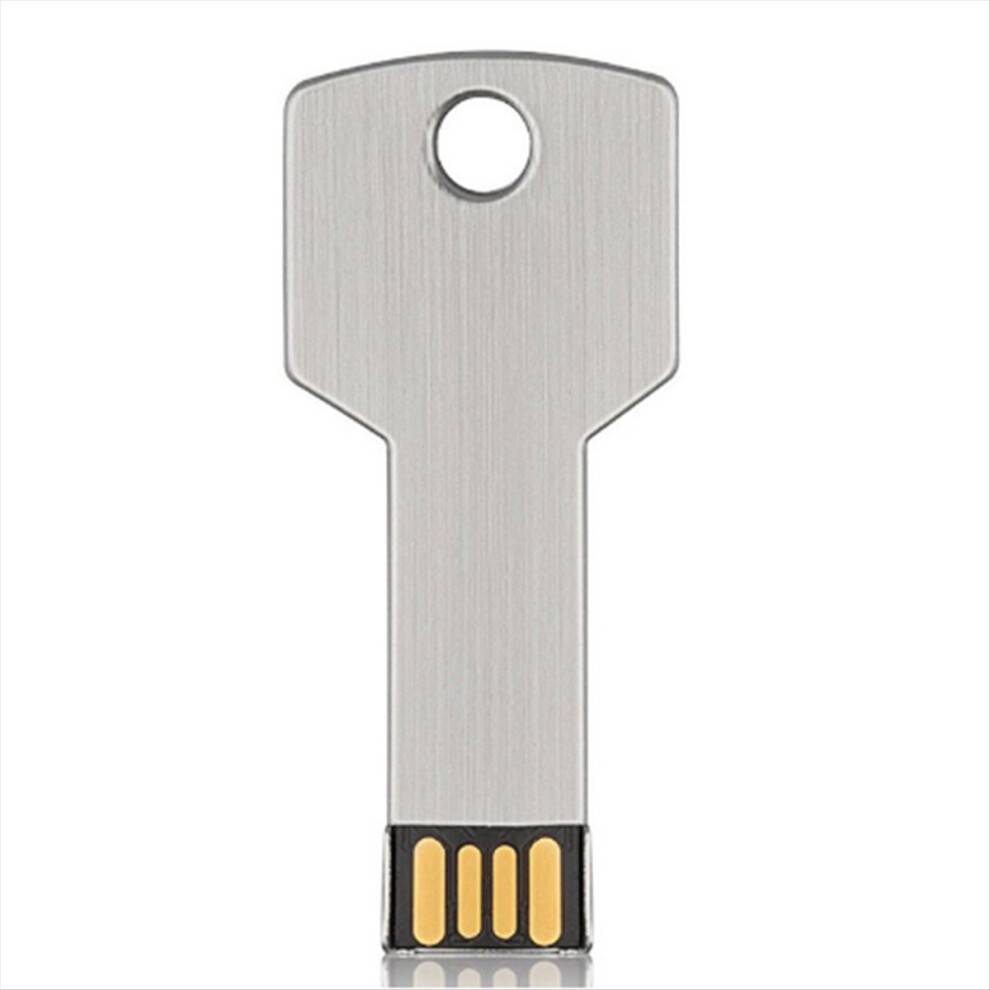 Saudism High Capacity Metal Key Shape USB Flash Drive