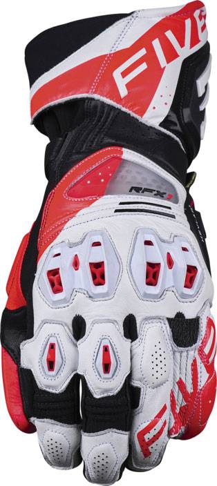 Motorhandschoenen Handschoenen RFX1 Evo - Wit/Rood