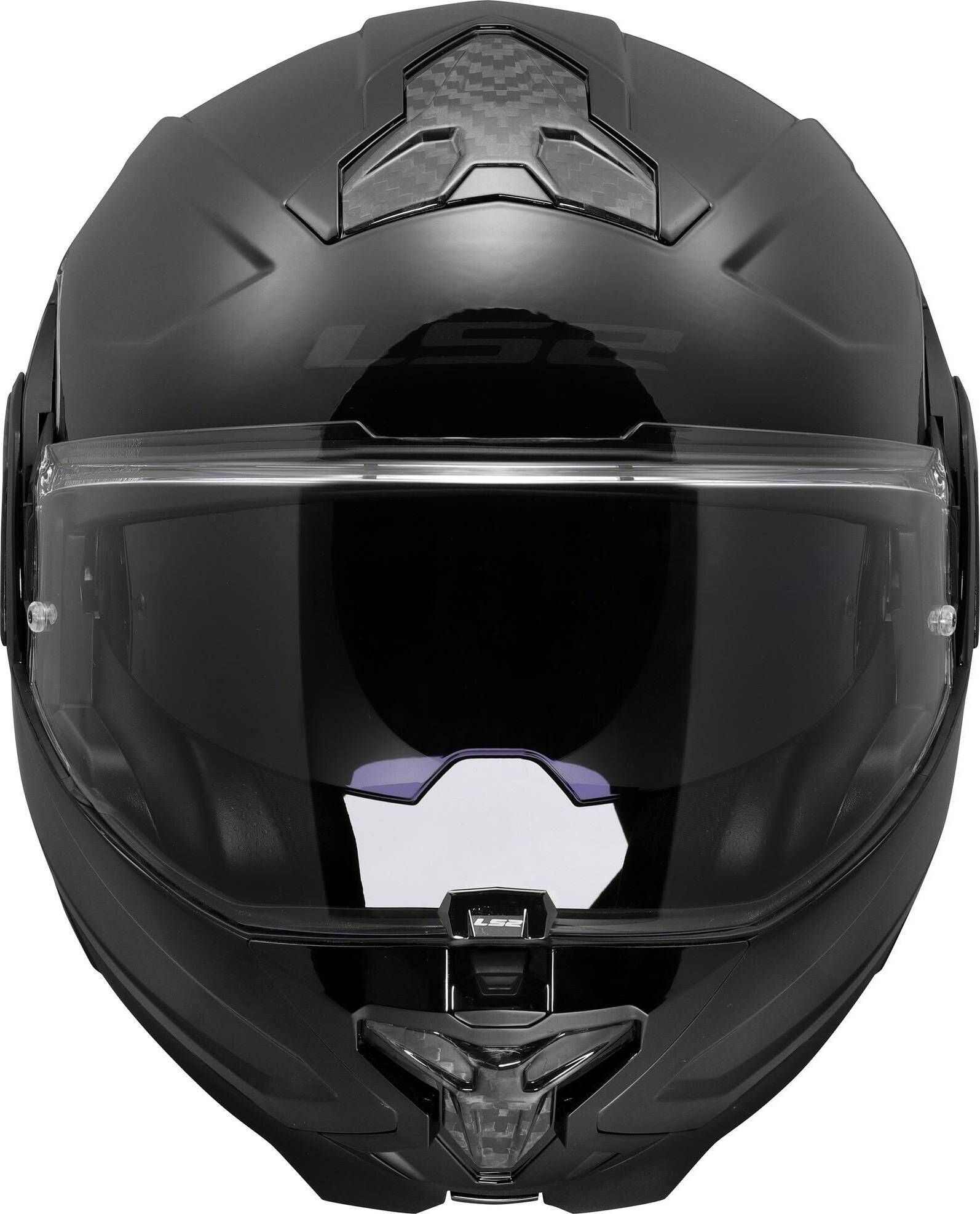 LS2 Modular Motorcycle Helmet Advant II Solid - Noir