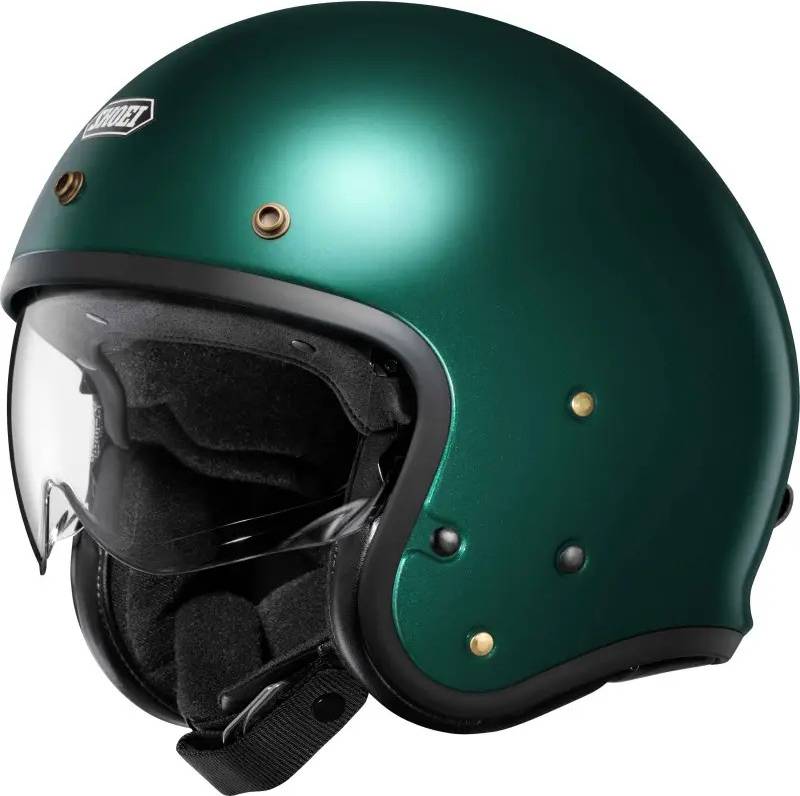Casco Jet J.O2 Verde British