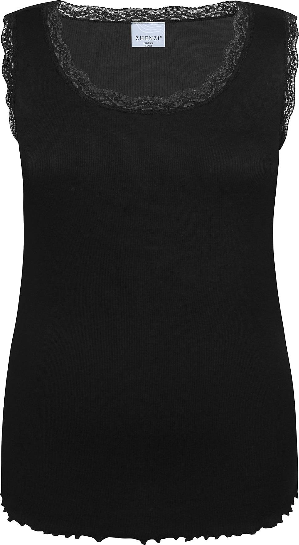 Lara Rib Top - Sort