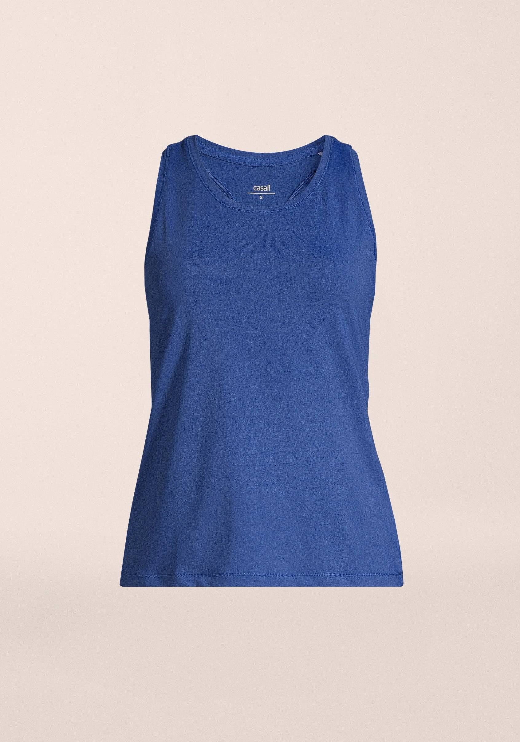 Casall Essential Racerback Tank - Digital Blue