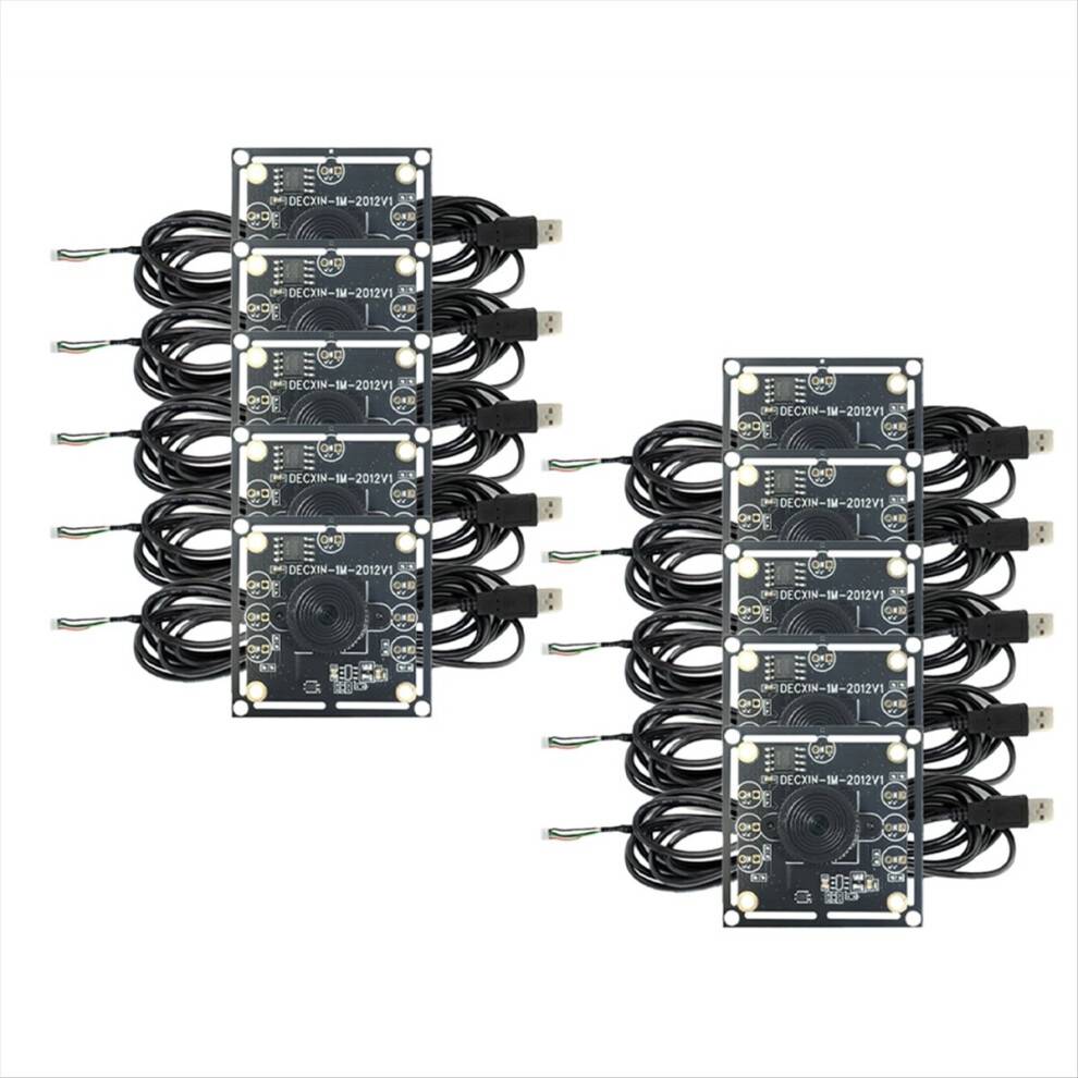 Saudism 10Pcs 100 Degree Camera Module 1MP