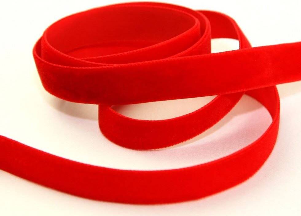 Berisfords Velvet Ribbon Mini Roll 9629 Red