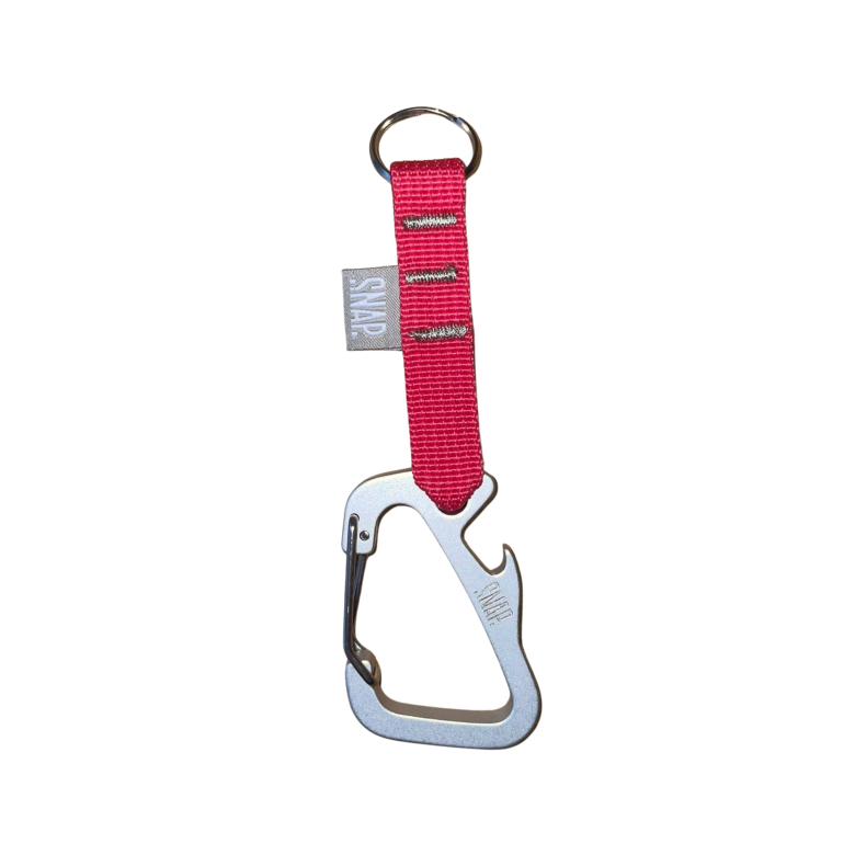 Key Ring Rose Red