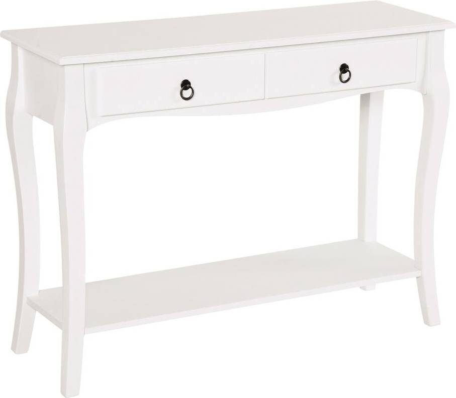 Homcom Console Table Dressing Desk Stunning Hall 2 Drawers Console Table