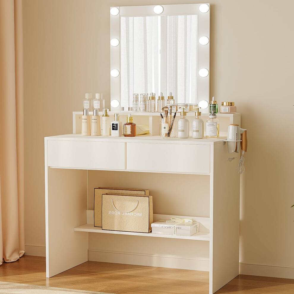 Jummico Dressing Table With LED Lighting Dressing Table