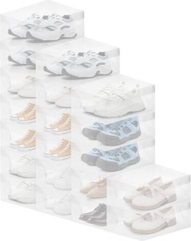 Storage boxes for shelves Shoe Storage Boxes 20 Pack Shoe Rack 20pcs