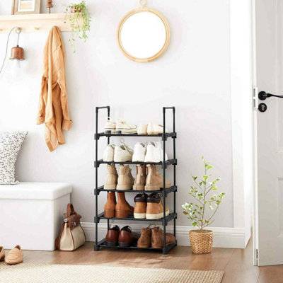B&Q 5 Tier Metal Shoe Rack Shoe Rack