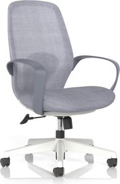 Mesh Task Operator Chair With Arms Grey