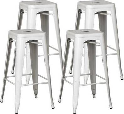 30 Inch Backless Metal Bar Stool