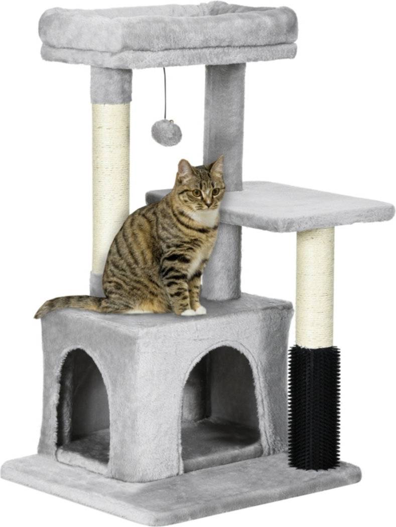 Rebrilliant Multi-Level Cat Tree Tower Sisal Scratching Posts