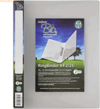 Snopake Ringbuch Bio2 A4 2 Ringe 25 mm 10 pcs