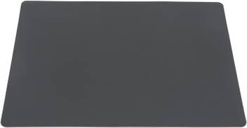 Muji Recycled Leather Table Mat Rectangular Graphite Bordstablett Grå