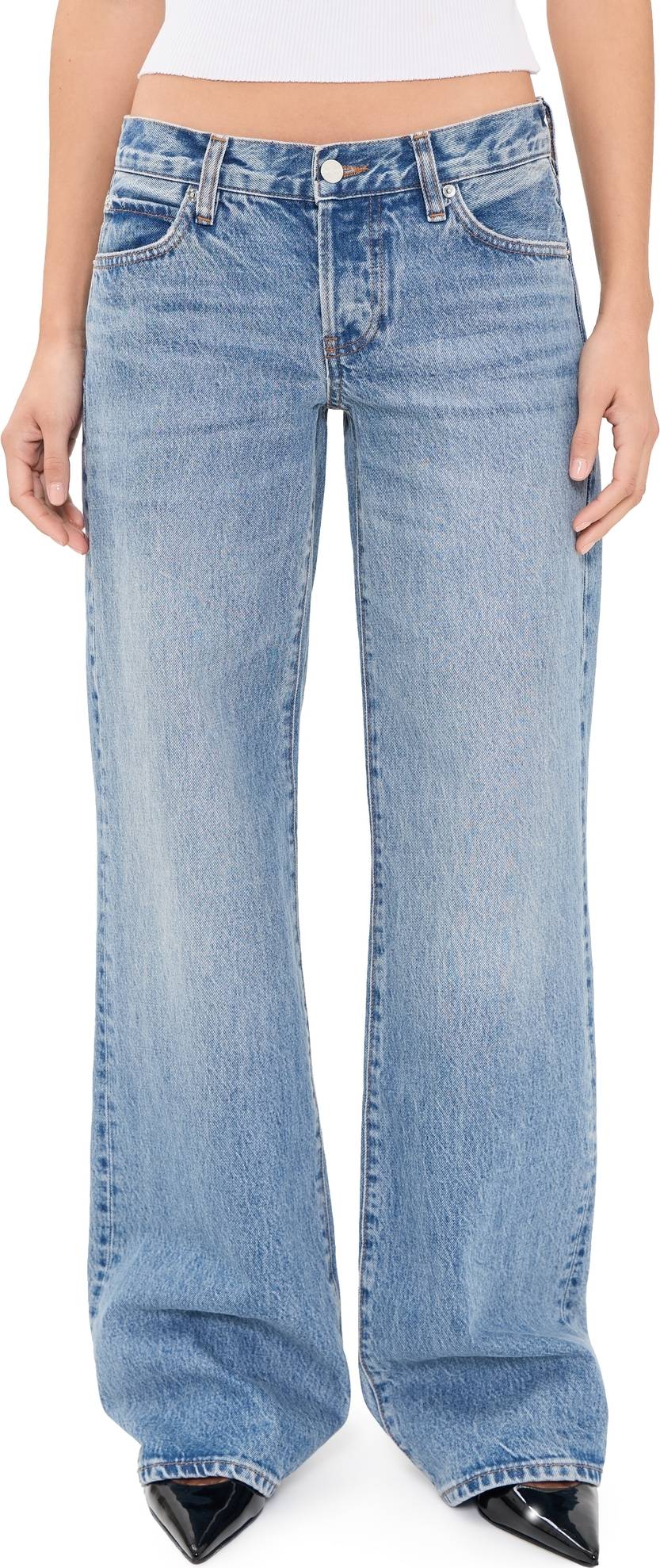 Frame The Pixie Gray Low Rise Bootcut Jeans - Rapture