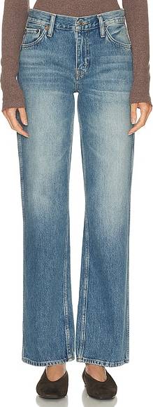 Mid Rise Loose Jeans Medium Vain