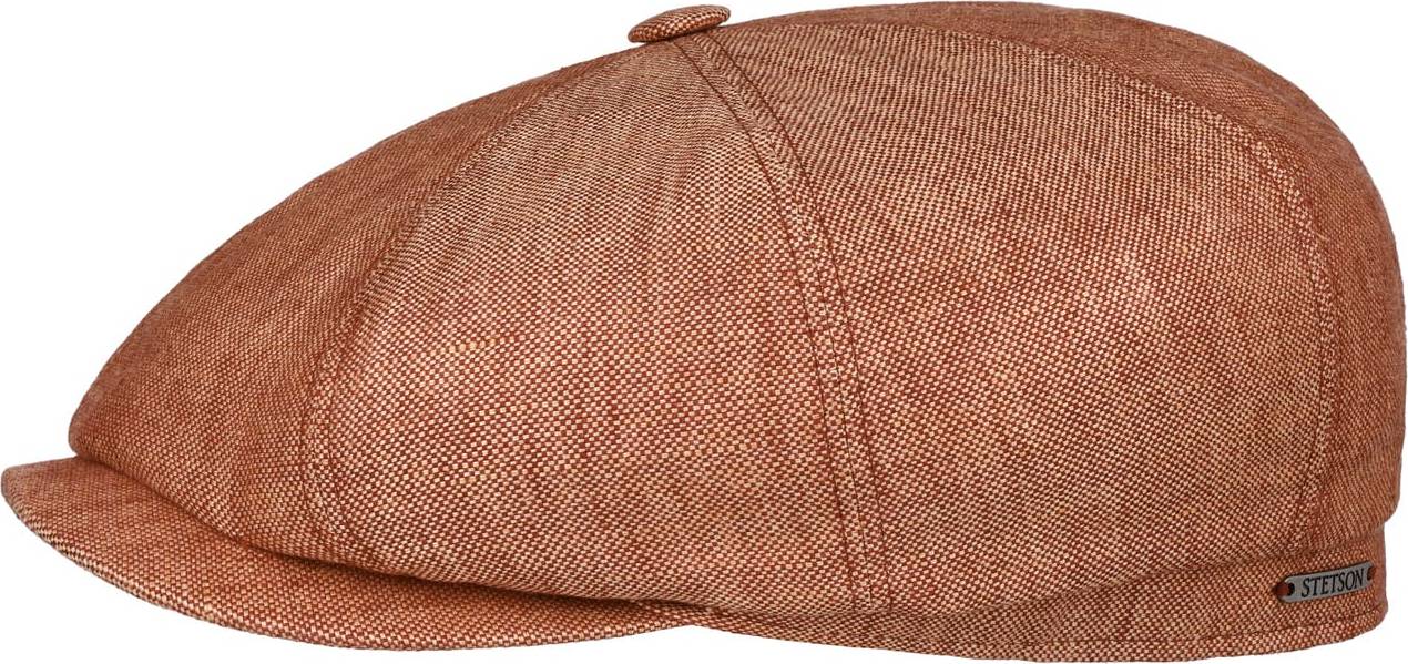 Stetson Classic Linne Flat Cap Hatteras - Rost