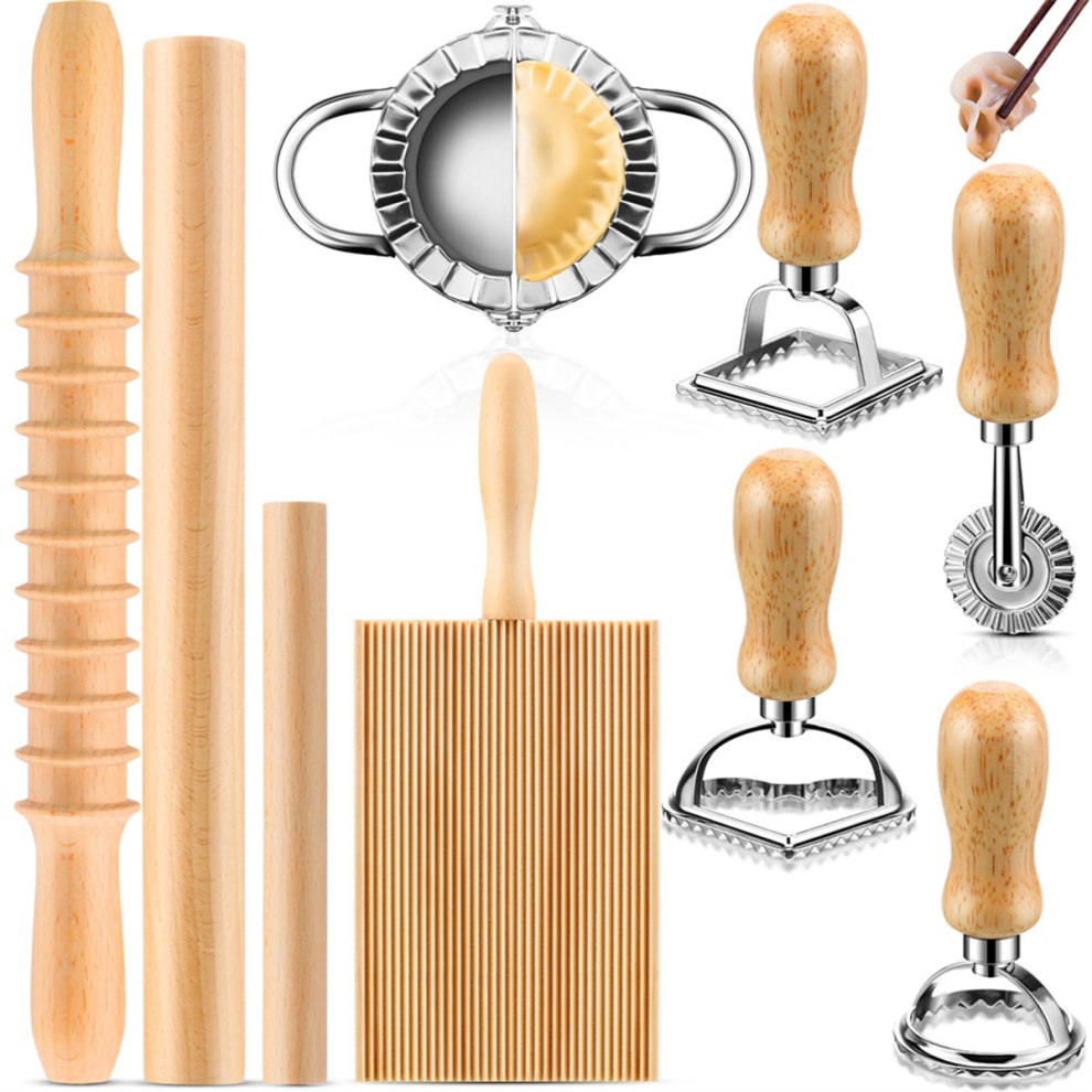 Saudism 9 Pcs Pasta Making Tools Kit