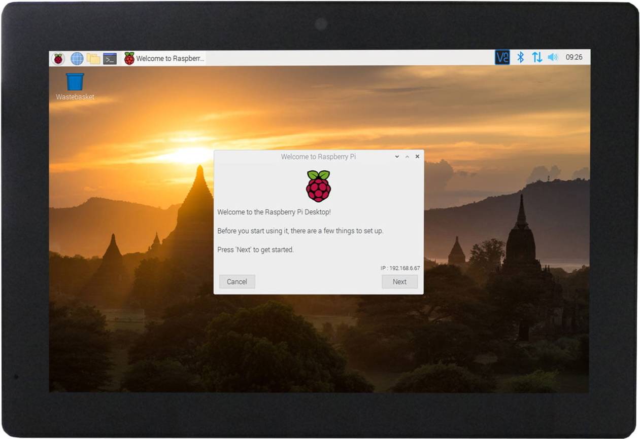 Raspberry Pi All-In-One 10.1 Baseret Sort