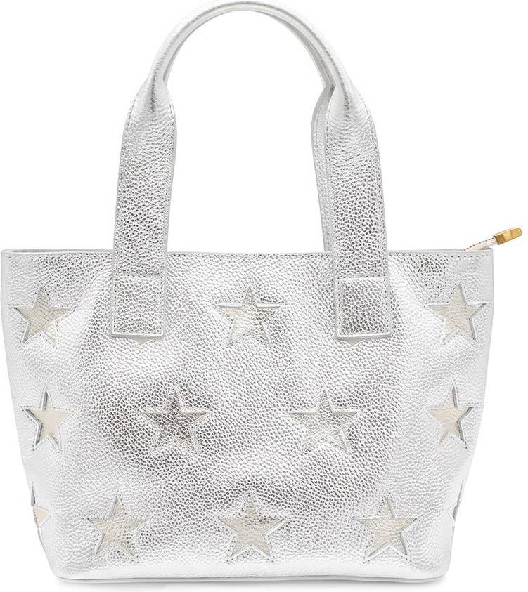 Jones Bootmaker Mini Leather Handbag - Silver
