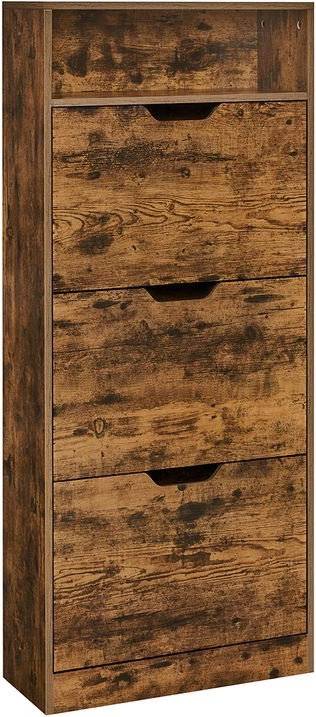 Symple Stuff Shoe Storage Brown 9 Shoe Rack