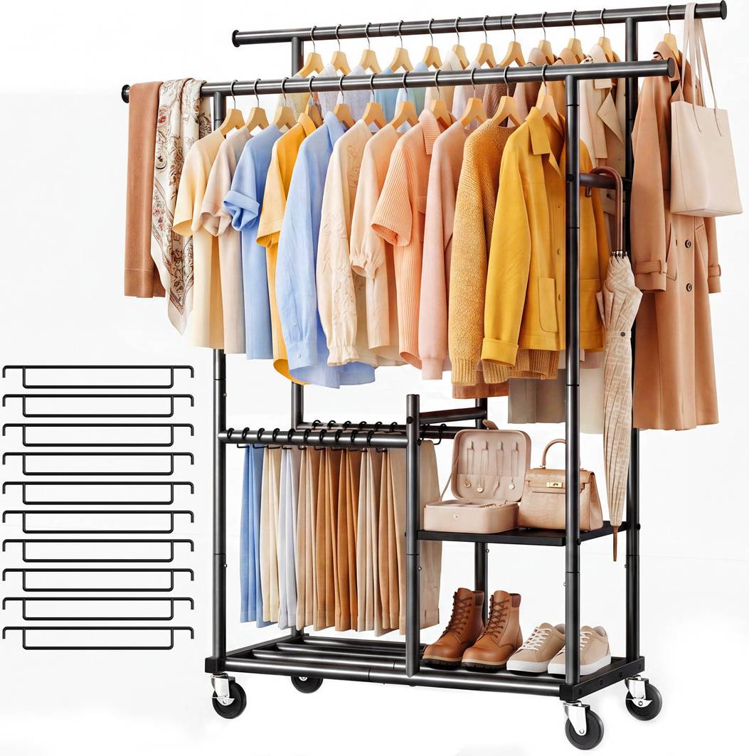 Borough Wharf Adjustable Clothing Rack Clothes Rack