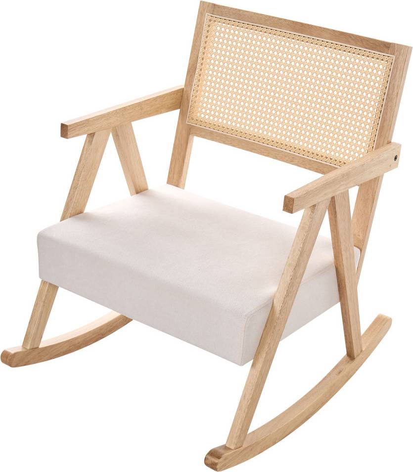 Norden Home Solid Wood Rocking Chair Brown Rocking Chair 79cm