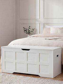 Vida Designs Large Multi-Functional Storage Ottoman Storage Bench