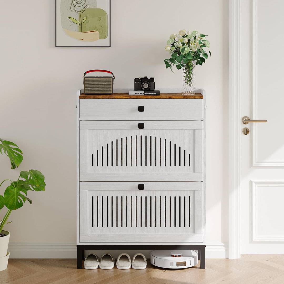 Brayden Studio MDF Complete Storage System Shoe Rack