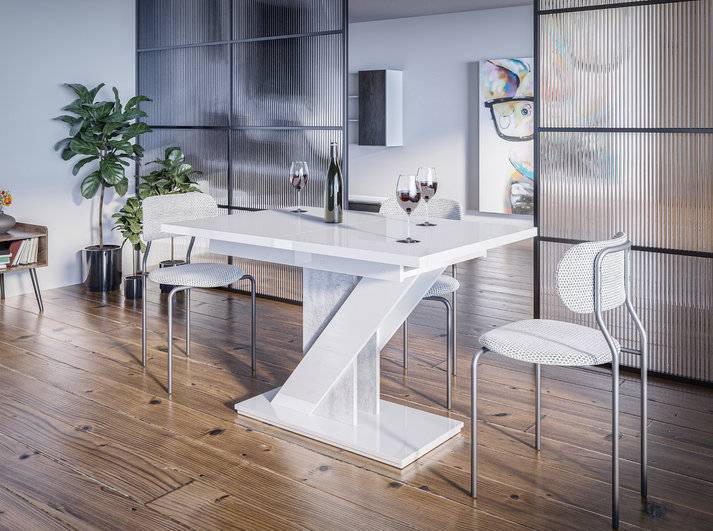 Brayden Studio Mavea Rectangular Dining Table 120 Cm White Dining Table