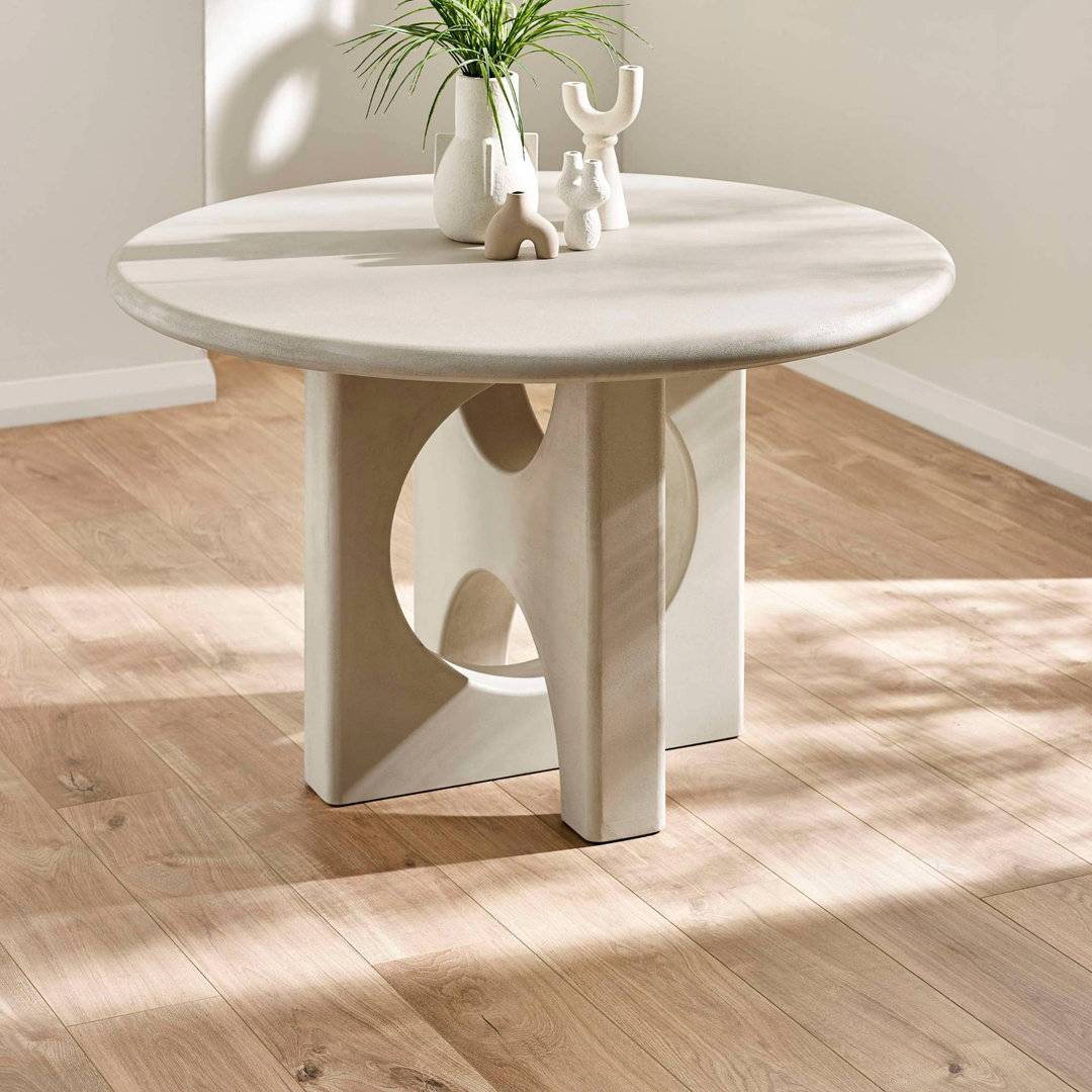 Brayden Studio Dining Table Cream Dining Table