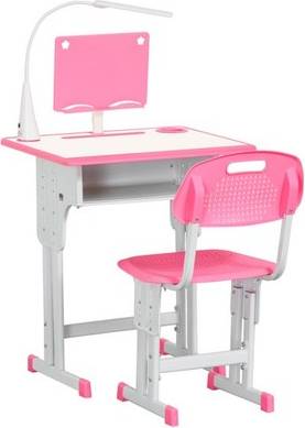 Homcom Kids Desk And Chair Set With Drawer