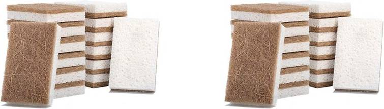 Typecat 32PCS Biodegradable Compostable Kitchen Sponges