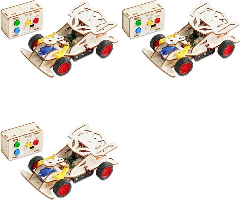 Typecat 3X DIY Wooden Remote Control Car Kit