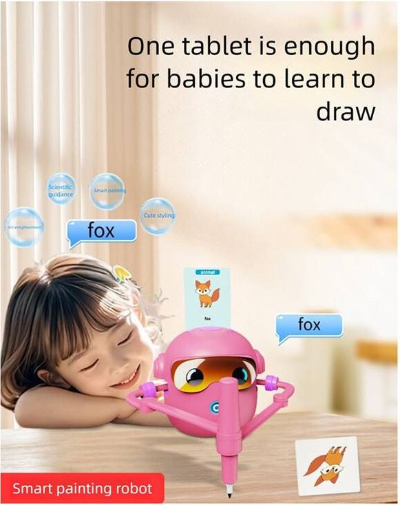 Educational Drawing Robot Interactive Learning Toy