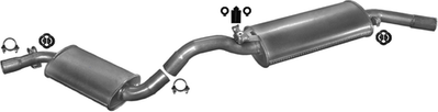 BFC Vw Golf II Hatchback Silencer Exhaust System