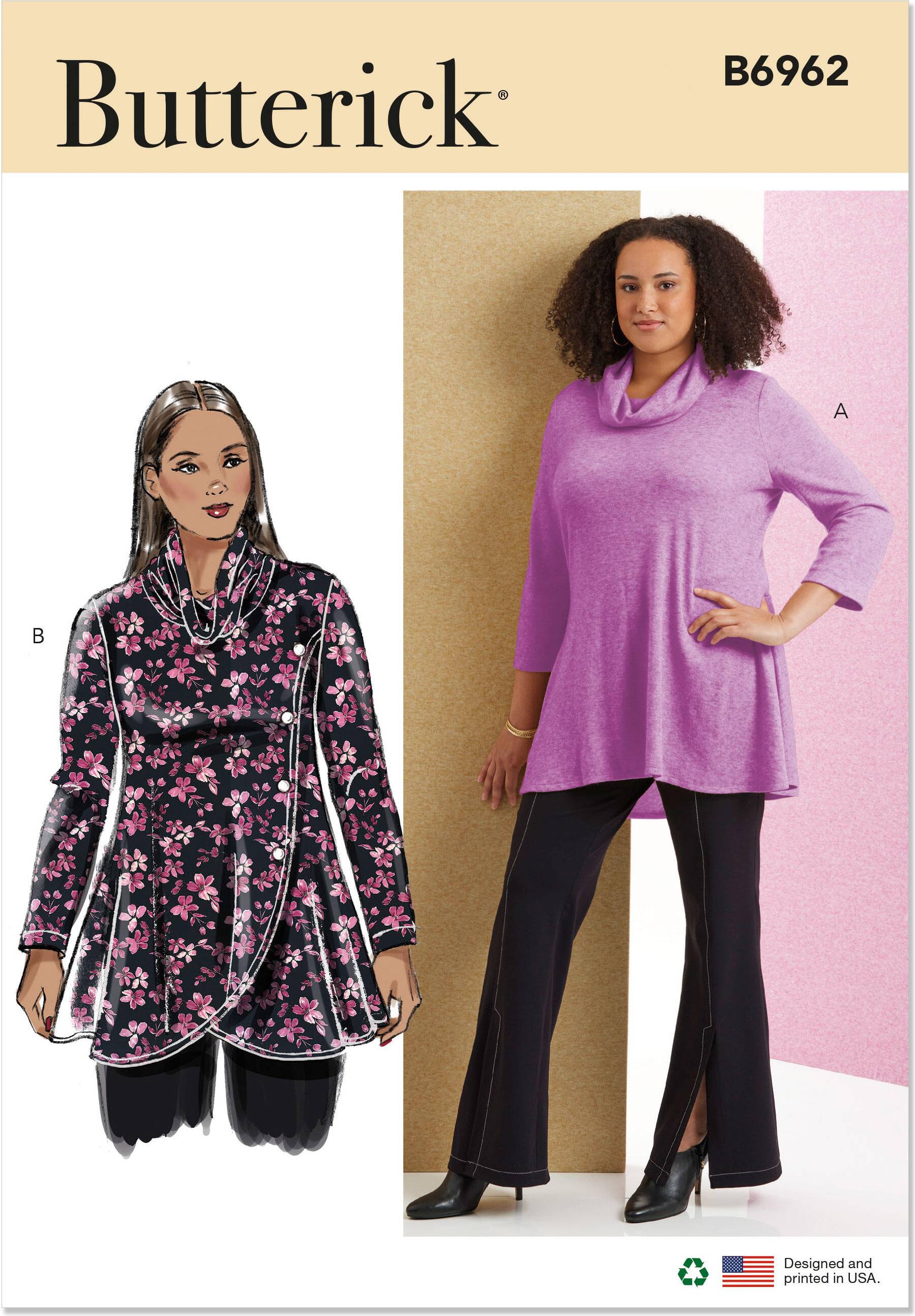 Buttericks Butterick Sewing Pattern 6962 W2