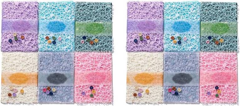 156 Sheets Textured Scrapbook Paper Set