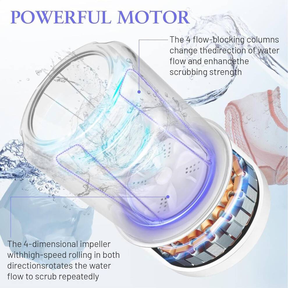 Portable Rechargeable Mini Washing Machine