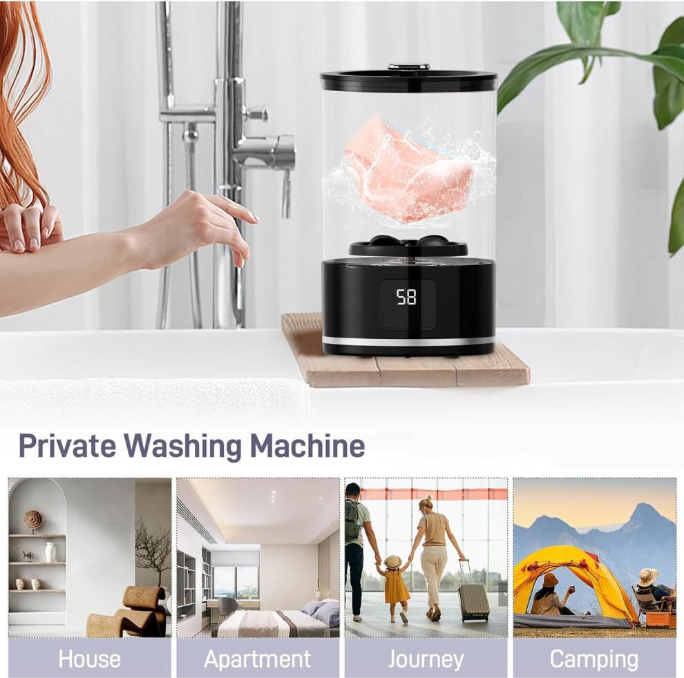 Compact Electric Portable Washing Machine