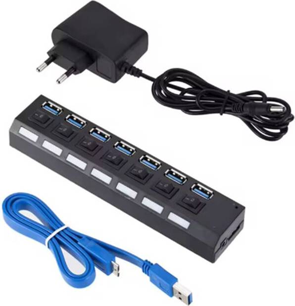 Typecat USB 3.0 Hub 7 Port Multiple Expander