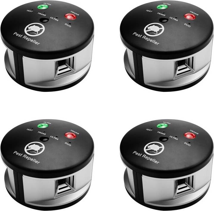 Melitt 4X Riple Rodent Repeller Ultrasonic Pest 360 Degree