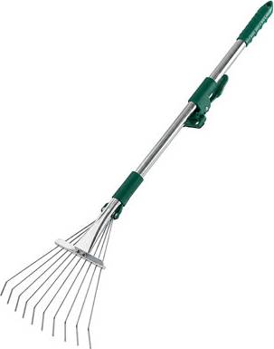 Mini Garden Leaf Rake Adjustable