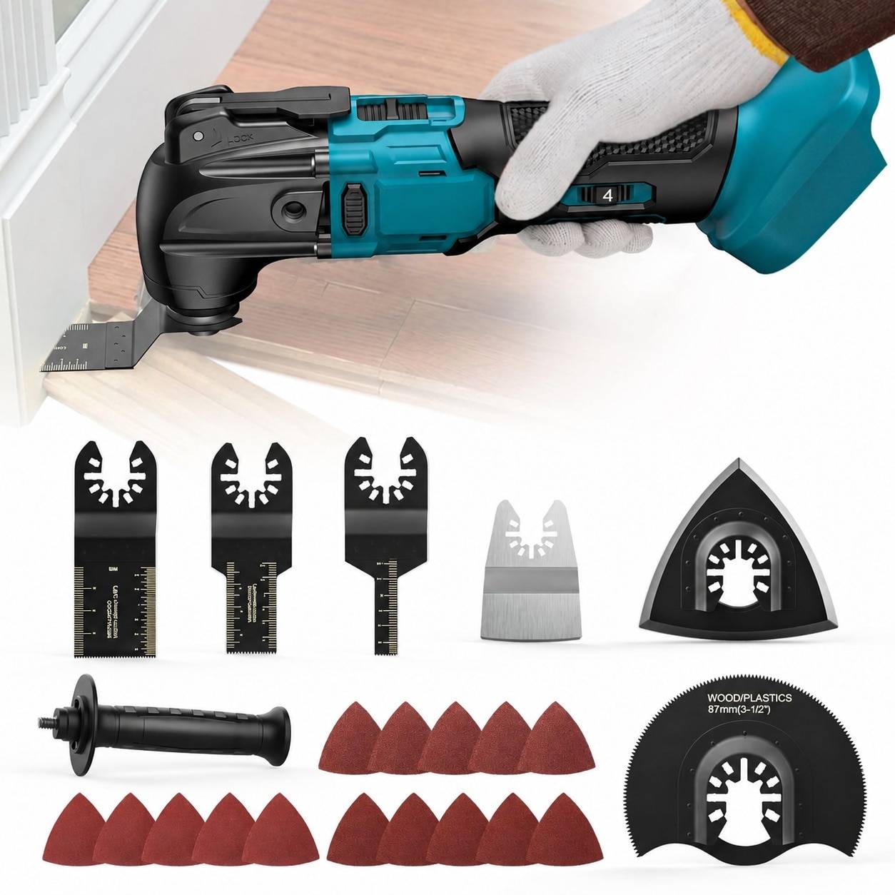 Oscillating multi tool Linder Cordless Oscillating Multi Tool Kit